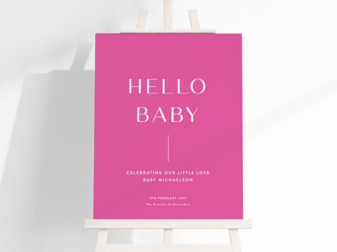 Welcome Sign | Hello Baby 03