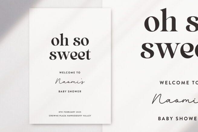 Welcome Sign | Oh So Sweet - Image 2