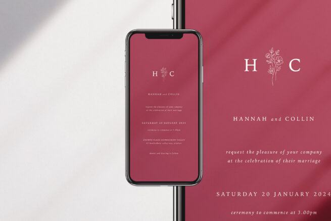 Digital Invitation | Hannah